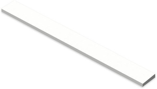 인테리어 몰딩 DIY 보수 평몰딩 평판몰딩 40MM X 2400MM, 40*9 116번 중백색, 1개