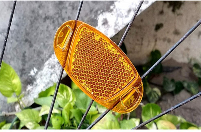 나우원픽 자전거 반사판 야간라이딩, 황색