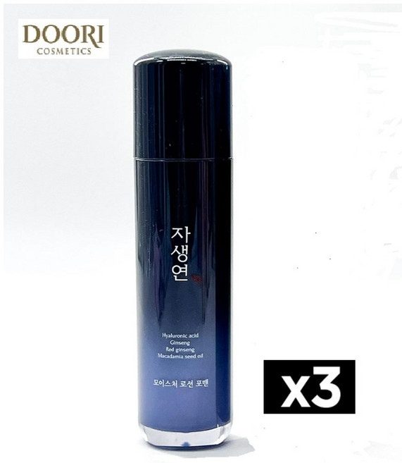 (형제)두리화장품 댕기머리 자생연 모이스처 남자 로션 가정용 업소용 화장품, 120ml, 3개