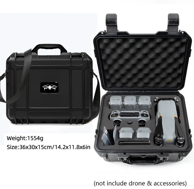 DJI 에어 3S 드론 RC 2 RC-N3 휴대용 방수 보관 케이스 충격 흡수 하드쉘 박스 여행 가방 액세서리 키트, [01] 옵션1, 01 For DJI Air 3 3S