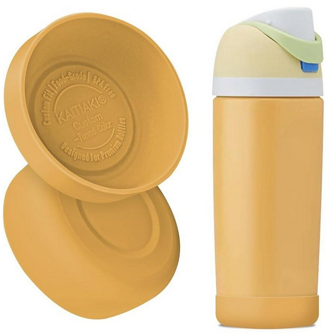 2Pcs Silicone Bottle Boot for Owala Kids Water Bottles Compatible with FreeSip 16oz 12oz Tumbler, 보물 찾기