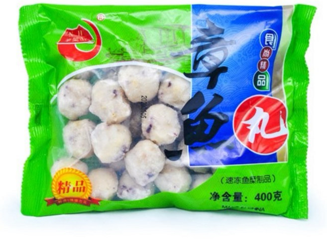 천미방 한길 문어볼 400g 피쉬볼 샤브샤브 훠궈 마라탕 재료, 3개