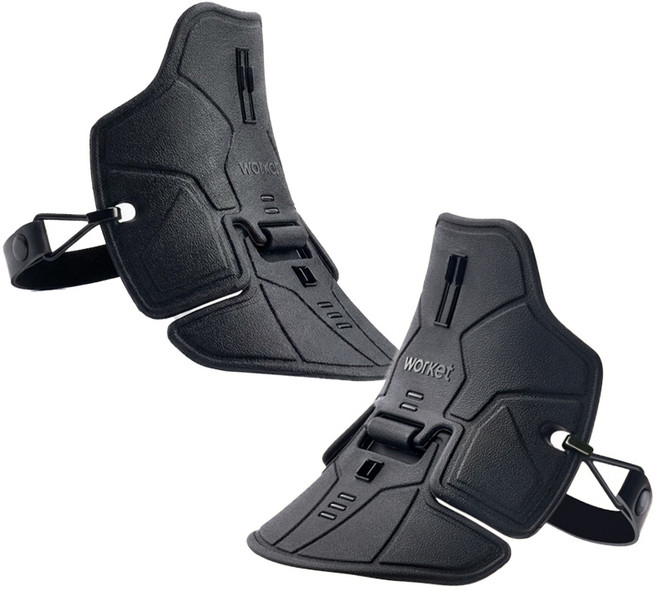 워킷 WK-MG001 발등보호대 탈착식 안전화 발등 보호덮개, 검정, 1개