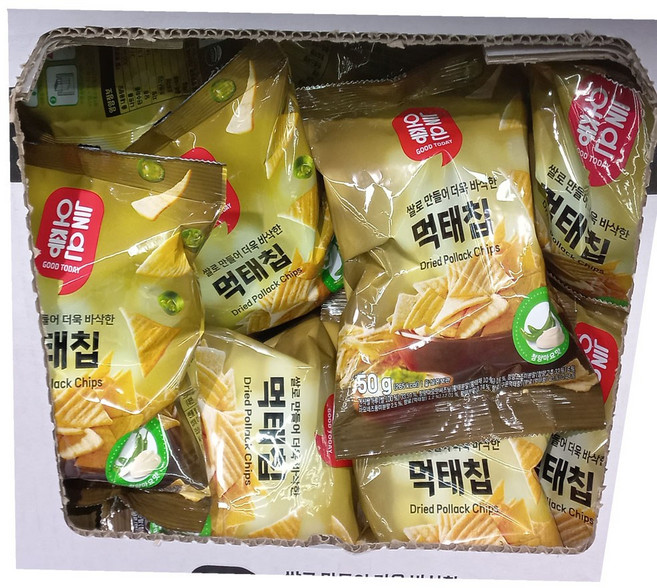 오늘좋은 먹태칩, 10개, 50g