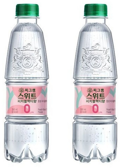 직영 씨그램 스위트 피치블랙티향 350ml 24개