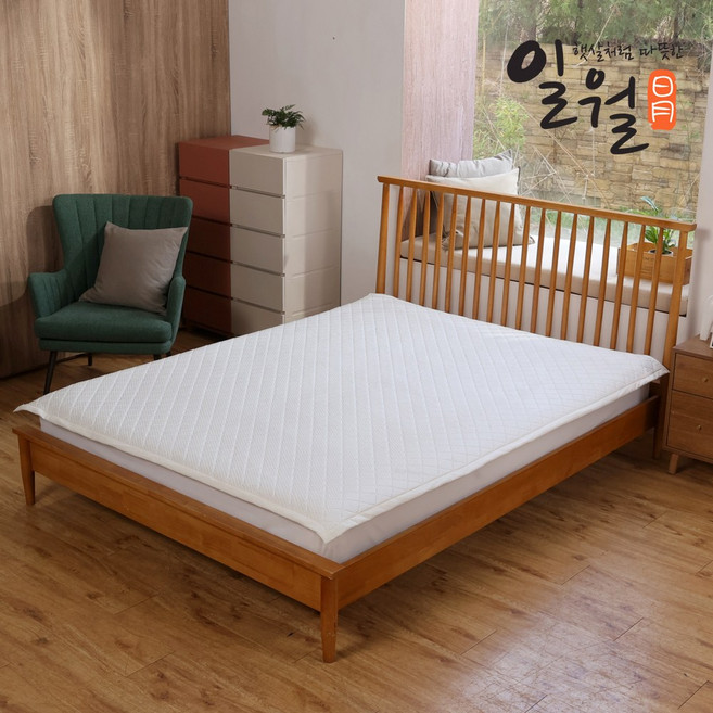 2025년형 일월 국내 생산 쿨매트 여름 쿨링 매쉬 냉감매트 침대 냉감패드 라지킹 LK, 화이트