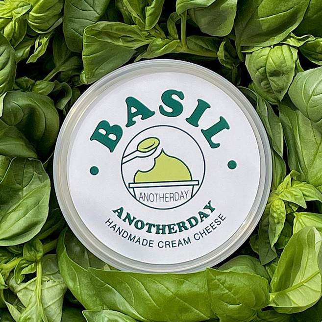 [향긋/풍미] 프리미엄 수제 바질 크림치즈 / 어나더데이, 1개, 150g