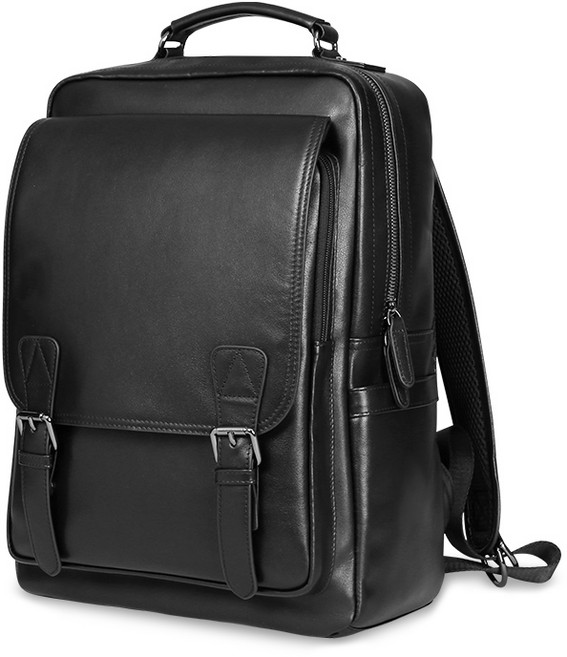 [가방몰] CN4008 27.5x13x38.5cm 1.18kg 15인치 대용량 노트북 태블릭PC 아이패드수납 패션 천연가죽백팩 리얼소가죽 남성비즈니스 브리프케이스 남자서류가방