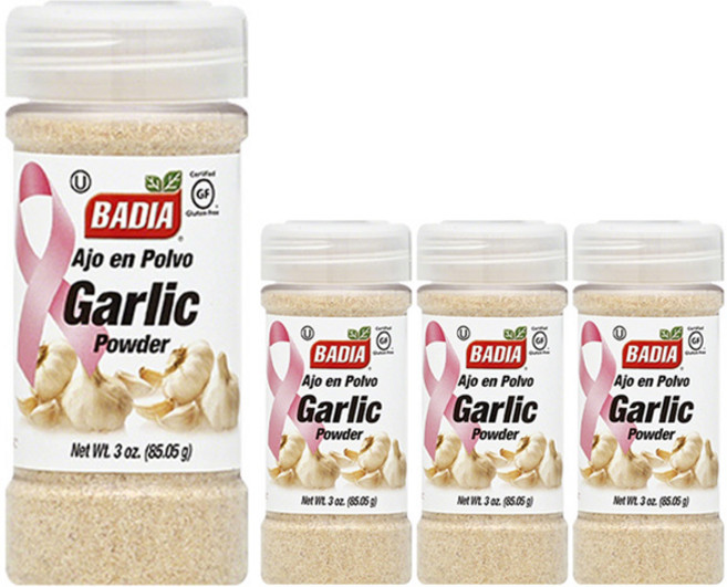 바디아 마늘 가루, 85.05g, 4개