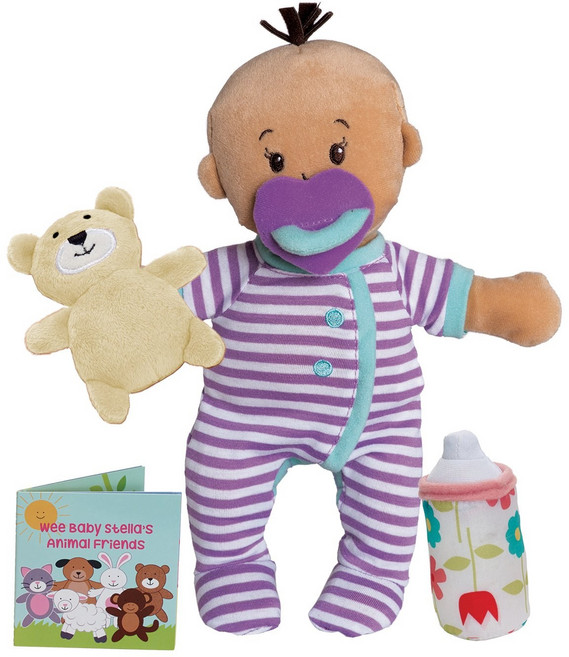 Manhattan Toy 12 위 베이비 스텔라 베이지 오넨네 시간 향기로운 인치 부드러운