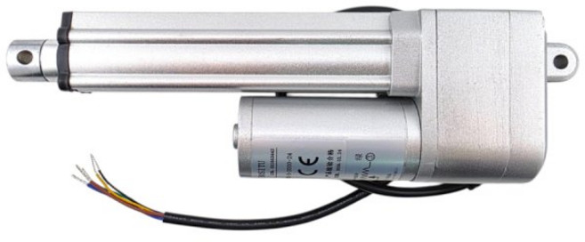 24V 리니어모터 액추에이터 100mm 스트로크 5mm/s 2000N 60W 전동 실린더, 1개, 실버