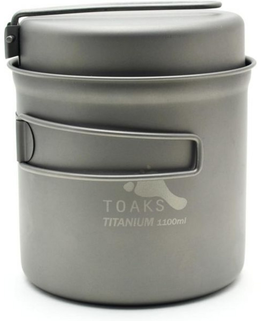 일본 직배송 토크스 TOAKS 티타늄 빵과 1100ml 냄비 세트 CKW-1100, 1개