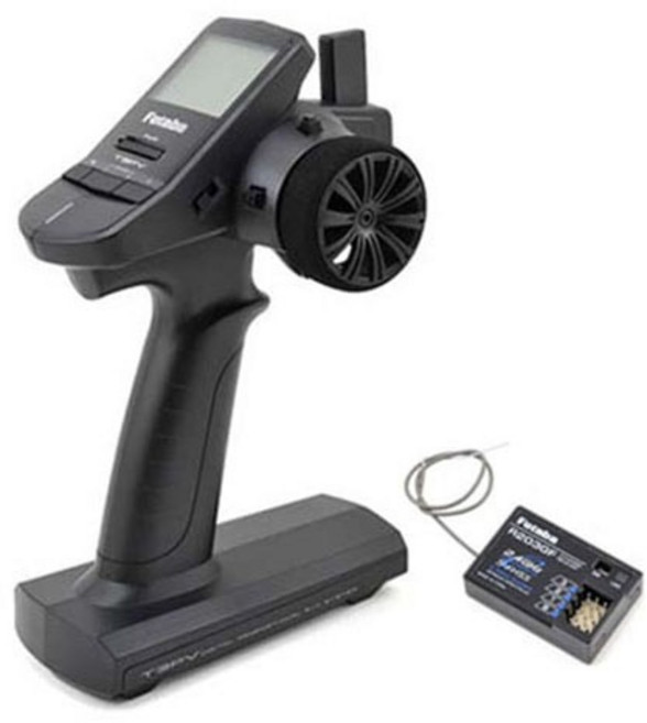 Futaba 3PV 3CH 2.4GHz FHSS/S-FHSS Radio System w/R203GF [송신기+수신기 1개] 후타바, 1개