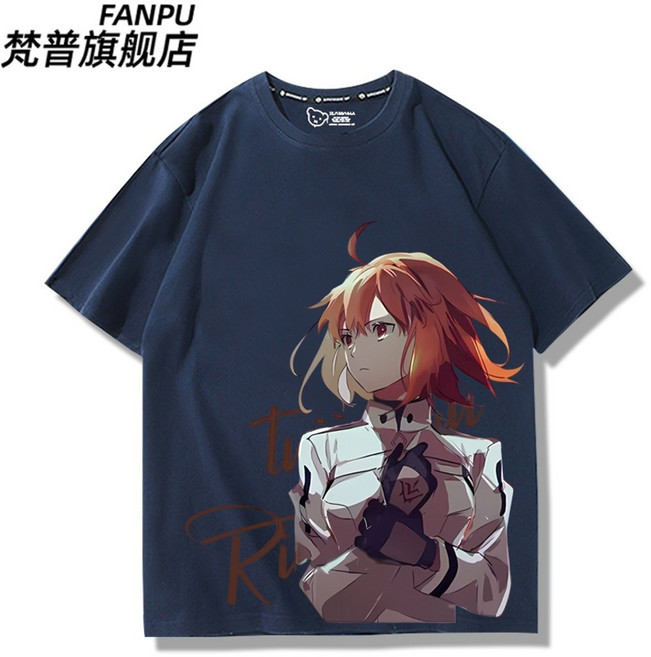FGO 구다코 티셔츠 반팔티 페이트 그랜드 오더 일러스트 캐주얼 순면 빅사이즈 3XL