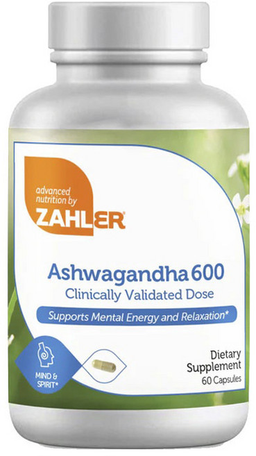 Zahler 南非醉茄 600 膠囊, 60錠, 1個