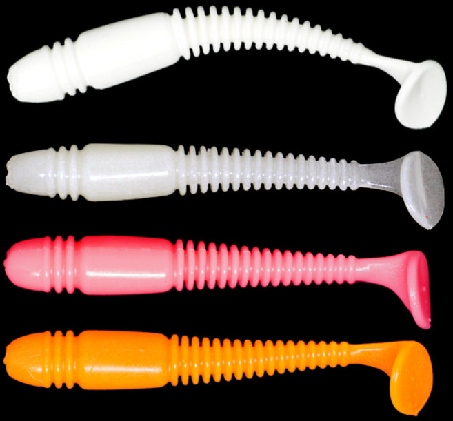 엘리게이터 NEW UV TIOGA 뉴 유브이 티오가 갈치웜 3.4인치, PA44(야광/UV), 1개