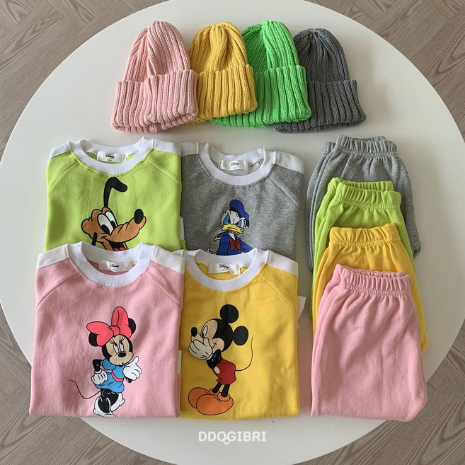 [ 친구들상하세트 ] 또기브리 봄가을 유아 아동 키즈 주니어 여아 남아 키즈상하복