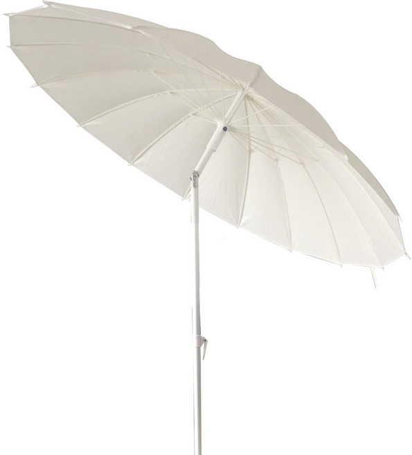 꺽임형 아이보리 파라솔 캠핑 차박 피크닉 휴대용 접이식 파라솔