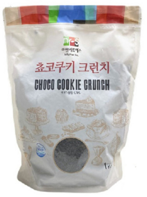 초코쿠키크런치1kg 빼빼로 토핑 장식 쵸코쿠키크런치, 1kg, 1