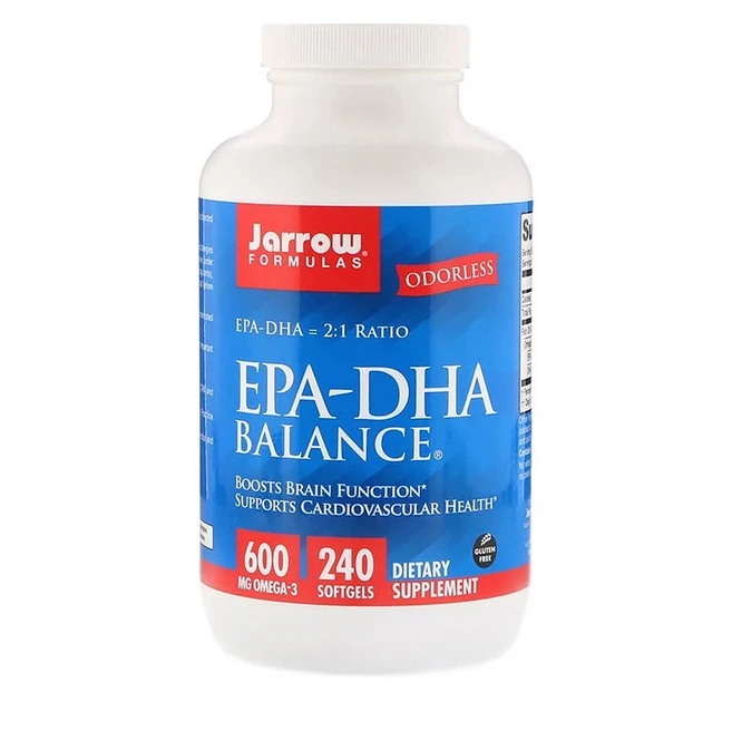 Jarrow Formulas EPA-DHA Balance 자로우 포뮬라 밸런스 240소프트젤, 240정, 1개 - 쿠팡
