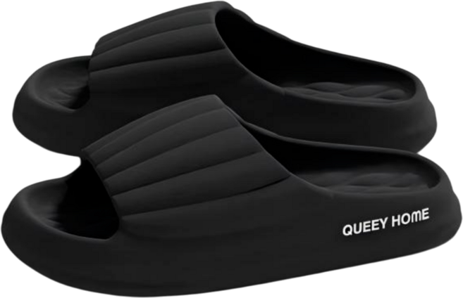 메르카 발볼넓은 푹신한 거실 실내 슬리퍼 실내화