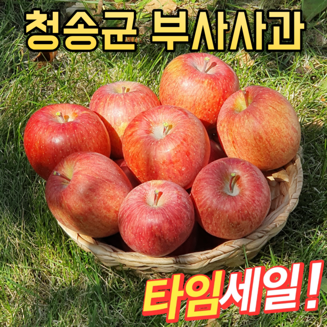농장직송 사과의여왕 청송사과 꿀부사, 1박스, 중과 10kg