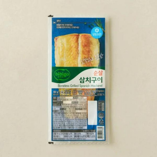 CJ 비비고 순살 삼치구이 (냉동) 60g 3개