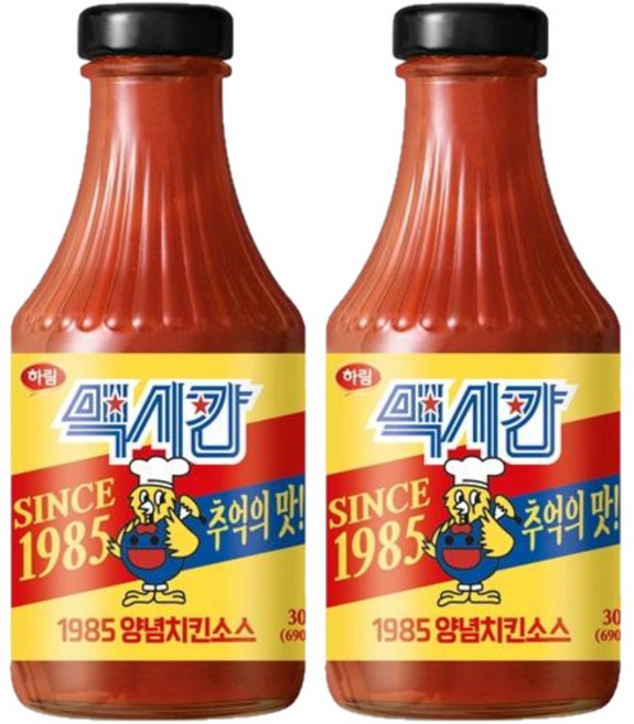 맥시칸 하림 양념치킨 소스 1985, 300g, 2개