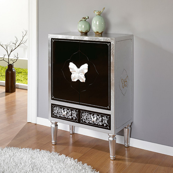 룩스바이오 은박 2D서랍장 엔틱 수납