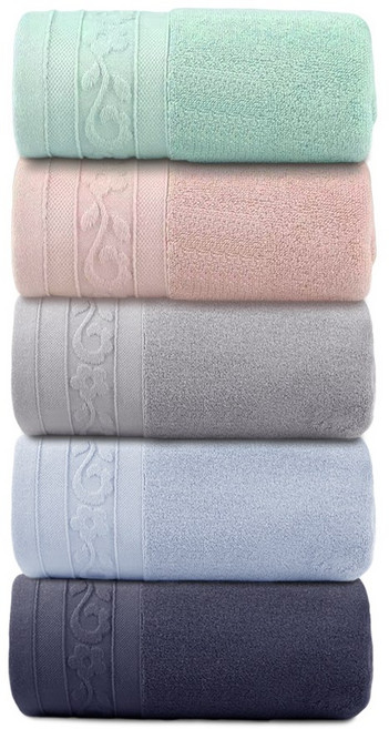 록신 명품 호텔수건 코마사 부드러운 고퀄리티 수건 540GSM 40수 5종세트, 5개, 믹스