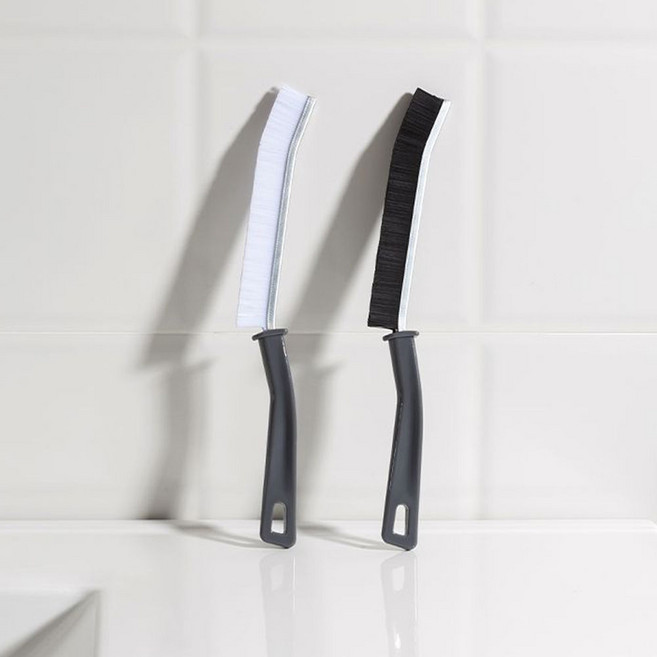 구석구석 다용도 청소 틈새브러쉬 블랙 N079, 단품, 단품