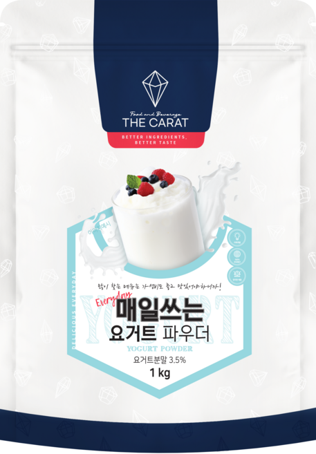 더캐럿 매일쓰는 요거트 파우더, 1개, 1개입, 1kg