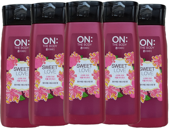고로 온더바디 스위트 러브 퍼퓸 바디워시, 180g, 5개
