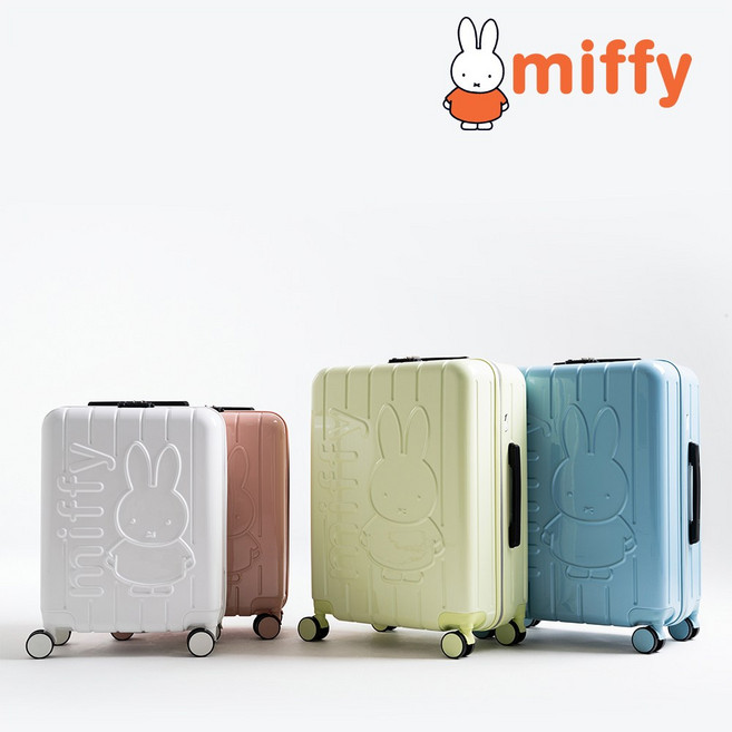[미피] 베이비 기내용 수하물용 귀여운 캐릭터 캐리어 52cm 61cm