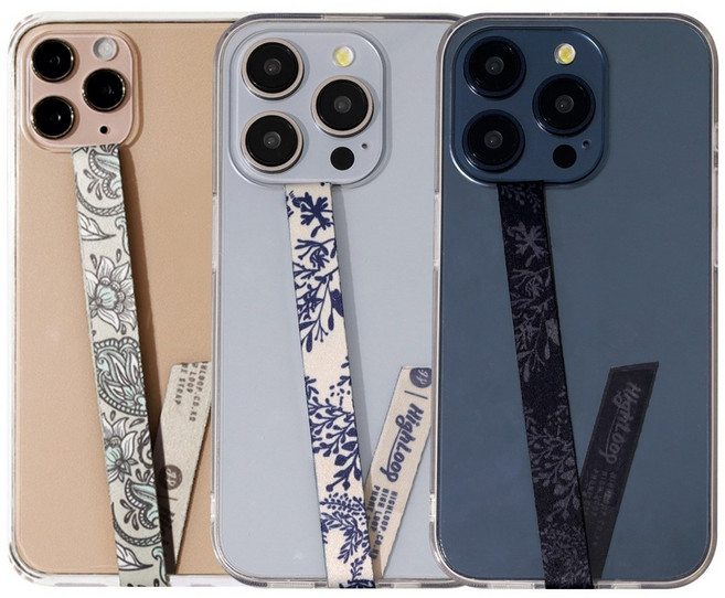 하이루프 HIGHLOOP 오리지널 핑거스트랩 핸드폰 줄 폰스트랩 3개세트, 1개, PS04.Nature