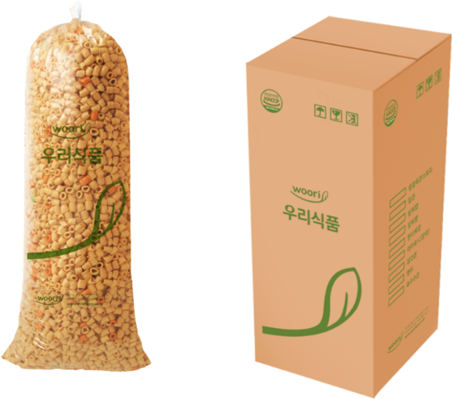우리식품 마카로니 스낵, 1kg, 1개
