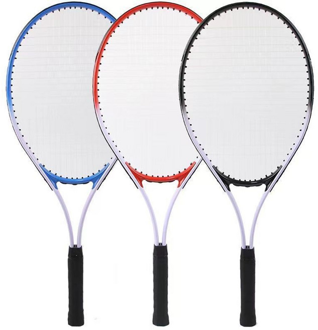 ARTENGO 網球拍 專業碳素超輕網球拍 初學者網球練習組 回彈訓練器, 1個, 單球拍一隻 顔色隨機