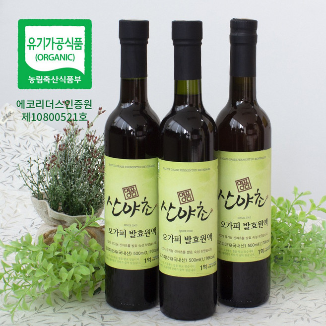 오가피 효소 500ml x 3병 이의영 산야초 유기농, 3개