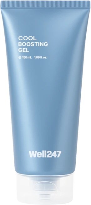 쿨부스팅젤 웰247 바디컷튠핏 콜라겐 탄력 쿨링 피부진정, 150ml 1개 - 쿠팡