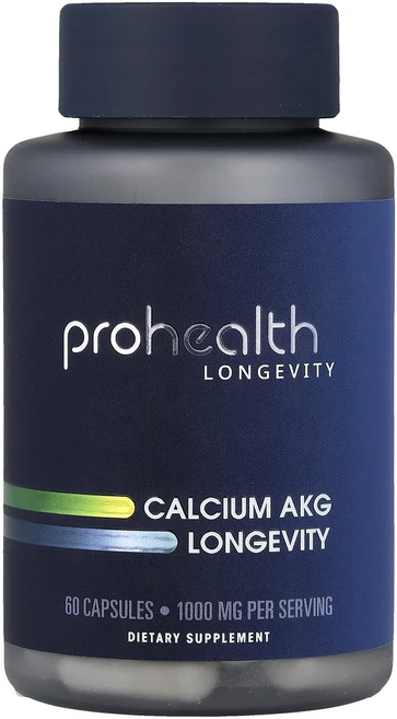 프로헬스롱기비티 칼슘 AKG 장수 1000mg 캡슐 60정, 6개 - 쿠팡