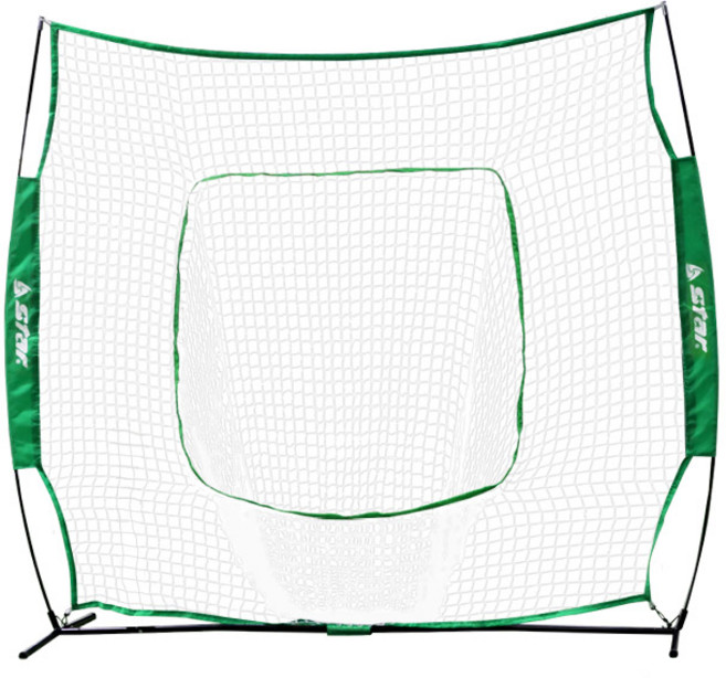 스타 티볼 야구 타격연습 네트 타격 그물 베팅 훈련, 그린, 1개