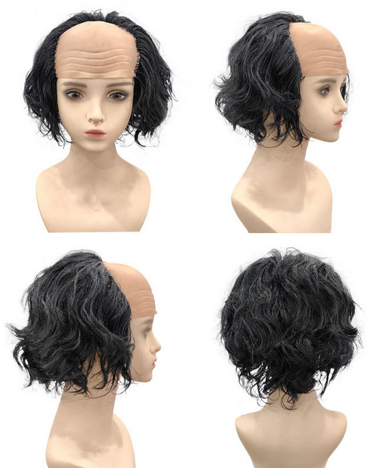 달빛코드 코스프레 가발 대머리 이벤트 파티 마빡이, 1개