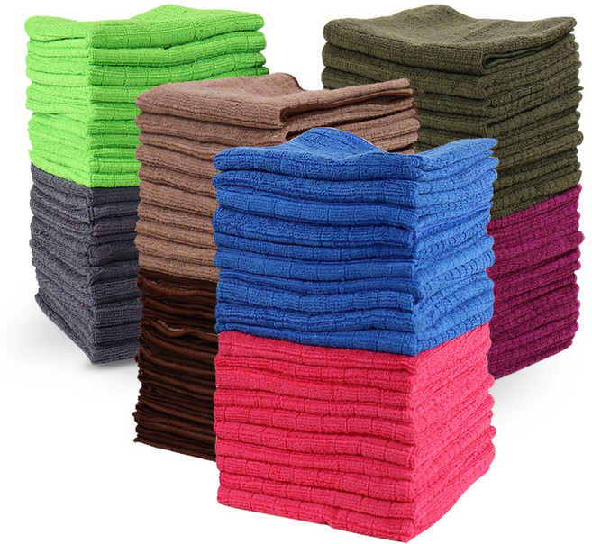 초극세사 다용도 행주 다용도 타월 다목적 손걸레 40 x 60 cm, 20개, 경편블루