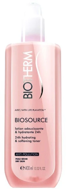 BIOSOURCE Lotion Visage Adoucissante et Hydratante Confort Peaux Seches 400mL (건성용 토너), 1개 - 쿠팡