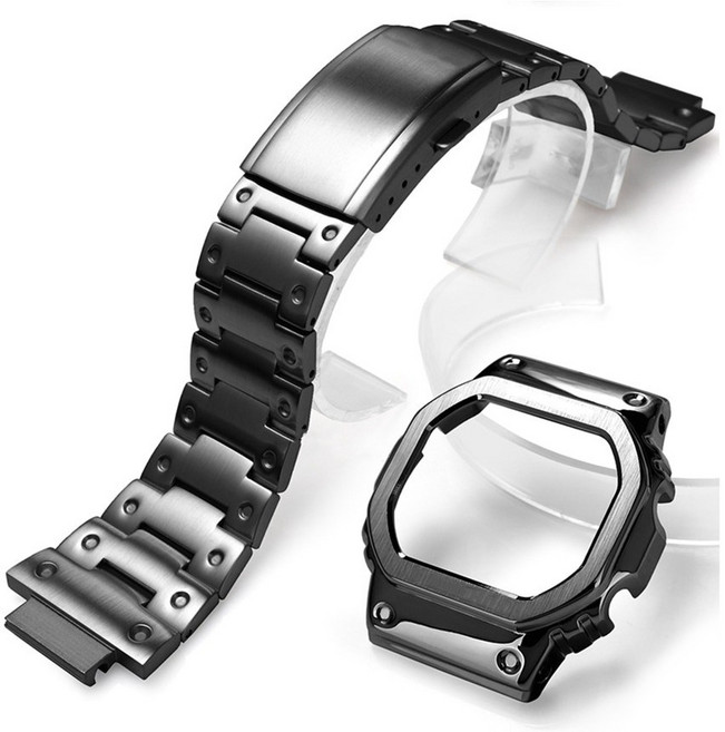 지샥 풀메탈 커스텀 스트랩 케이스 DW 5600 5025 5030 5035 5000 GB 5600 GWB5600