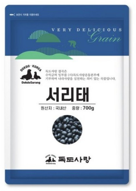 독도사랑 서리태콩, 700g, 1개