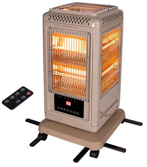 (유니맥스이엔엘) 길텐 세이프가드 리모컨 디지털 오방난로 (GTH-R5W046M), 상세페이지참조, GTH-R5W046M