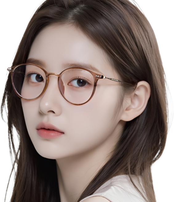 단비상자 여성용 안경테 독서 휴대용 블루라이트 차단 뿔테 안경