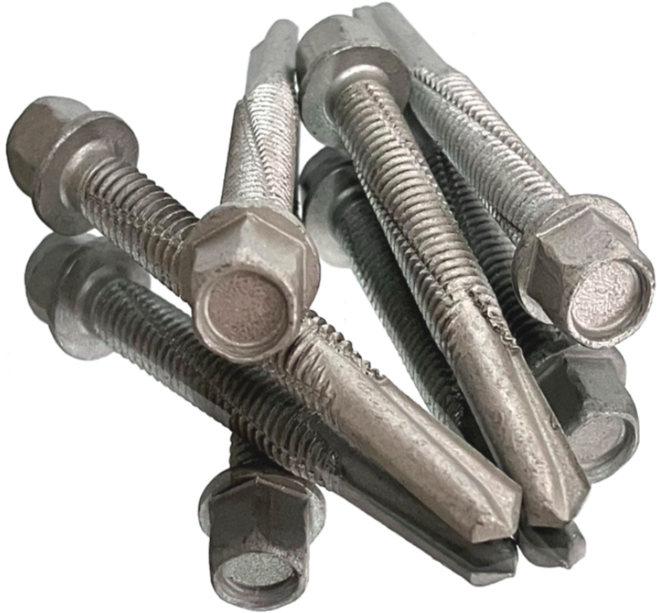 육각머리 빔용 육각직결 스크류볼트 #14(6.3mm) 32~300mm, 100개