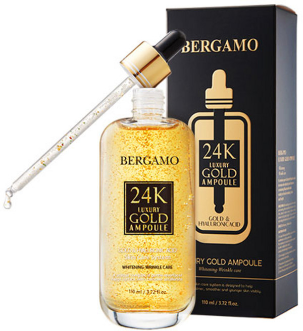 베르가모 24K 럭셔리 골드 앰플, 110ml, 1개